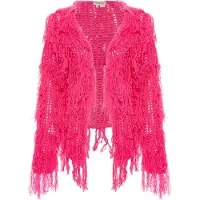 Ebeeza Casaco de malha rosa