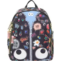 MyMo Pop Mochila 'Pop Eyetheme' azul claro / vermelho / preto / branco