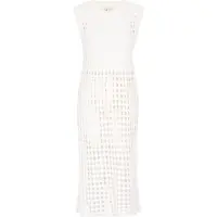 IZIA Vestido de praia offwhite