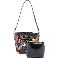 MyMo Pop Mala de ombro 'Pop Eyetheme' ouro / vermelho / preto / branco