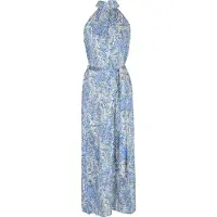 IZIA Vestido bege / azul / branco