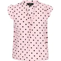 Faina Blusa 'Fashion Look' rosé / preto