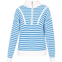 Usha Pullover azure / branco