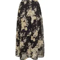 Faina Saia ecru / bege escuro / preto