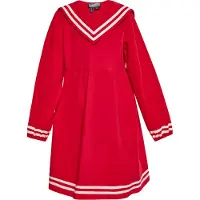 Dreimaster Vestido vermelho / branco