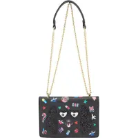 MyMo Pop Mala de ombro 'Pop Eyetheme' safira / vermelho / preto / branco