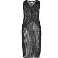 IZIA Vestido de malha 'Fashion Look' preto
