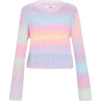 Mymo Pullover azul claro / roxo claro / cor-de-rosa