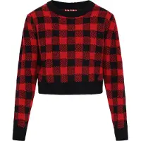 MyMo ROCKS Pullover vermelho / preto
