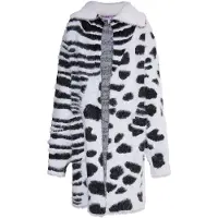 Mymo KIDS Casaco de malha 'Mimo' preto / branco