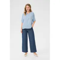Kaffe Blusa 'Charlotte' azul céu