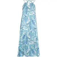 IZIA Vestido navy / azul claro / verde / branco