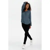 Kaffe Blusa 'Amber' azul escuro