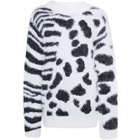 Mymo KIDS Pullover 'Mimo' preto / branco