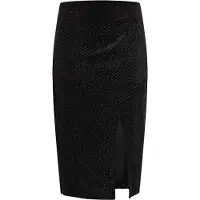 Faina Saia ouro / preto