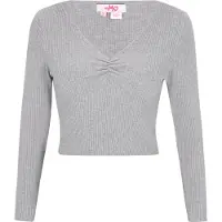 Mymo Pullover 'Comfy' acinzentado