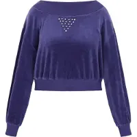 Faina Sweatshirt 'Fashion Look' navy / prata