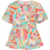 Usha Blusa mistura de cores
