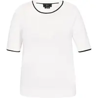 Faina Pullover 'Fashion Look' preto / branco