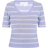 Usha Pullover azul claro / branco