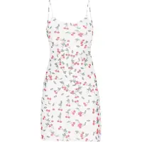 Mymo Vestido de verão 'Spring Summer' verde relva / vermelho cereja / branco