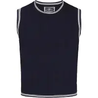 Dreimaster Maritim Top de malha 'Nautical' navy / branco