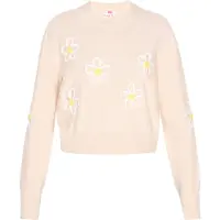 Mymo Pullover amarelo claro / branco / offwhite