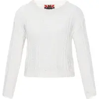 MyMo ROCKS Pullover offwhite