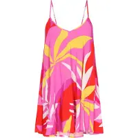 Mymo Vestido de verão amarelo escuro / rosa / vermelho / branco