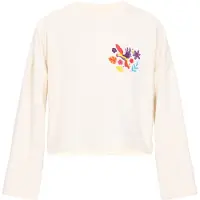 IZIA Sweatshirt 'Boho' creme / amarelo / roxo escuro / vermelho