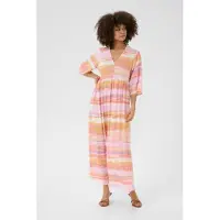 Culture Vestido 'Santori' mistura de cores