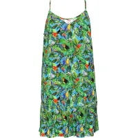 Mymo Vestido de verão 'Spring Summer' azure / verde / lima / vermelho