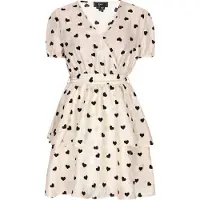 Faina Vestido de cocktail 'Fashion Look' creme / preto