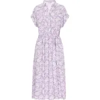 FELIPA Vestidos camiseiros 'Classic Look' roxo / branco