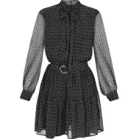 Dreimaster Klassik Vestidos camiseiros 'Classic Look' preto / branco