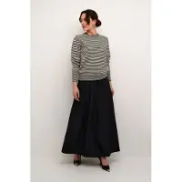 Kaffe Pullover 'KA Nala' preto / offwhite