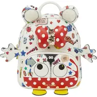 Mymo Mochila 'Pop Eyetheme' azul / amarelo / vermelho / branco