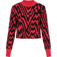 Mymo Pullover vermelho / preto
