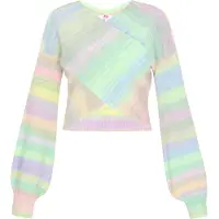 Mymo Pullover azul pastel / lima / roxo claro / rosa pastel