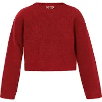 MyMo ROCKS Pullover vermelho escuro
