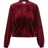 Usha Blusa borgonha