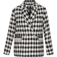 Faina Blazer cinzento / preto / branco