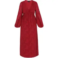 Faina Vestido borgonha