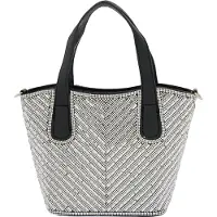 Faina Malas de tiracolo azul pastel / preto / transparente
