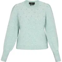 Faina Pullover verde claro