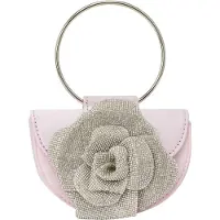 Faina Malas de tiracolo cinzento / rosa pastel / transparente