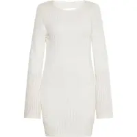 Ebeeza Vestido branco lã
