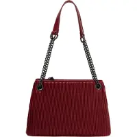Faina Mala de ombro vermelho escuro