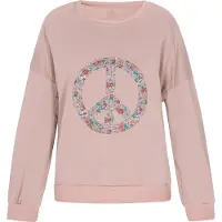 IZIA Pullover verde / cor-de-rosa / magenta