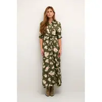 Kaffe Vestidos camiseiros 'Velana' opal / oliveira / pó / branco